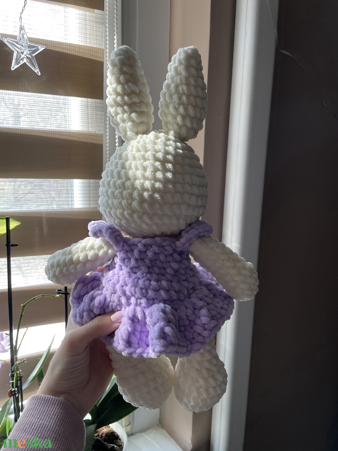 Horgolt plüss balerina nyuszi  - játék & sport - plüssállat & játékfigura - nyuszi - Meska.hu