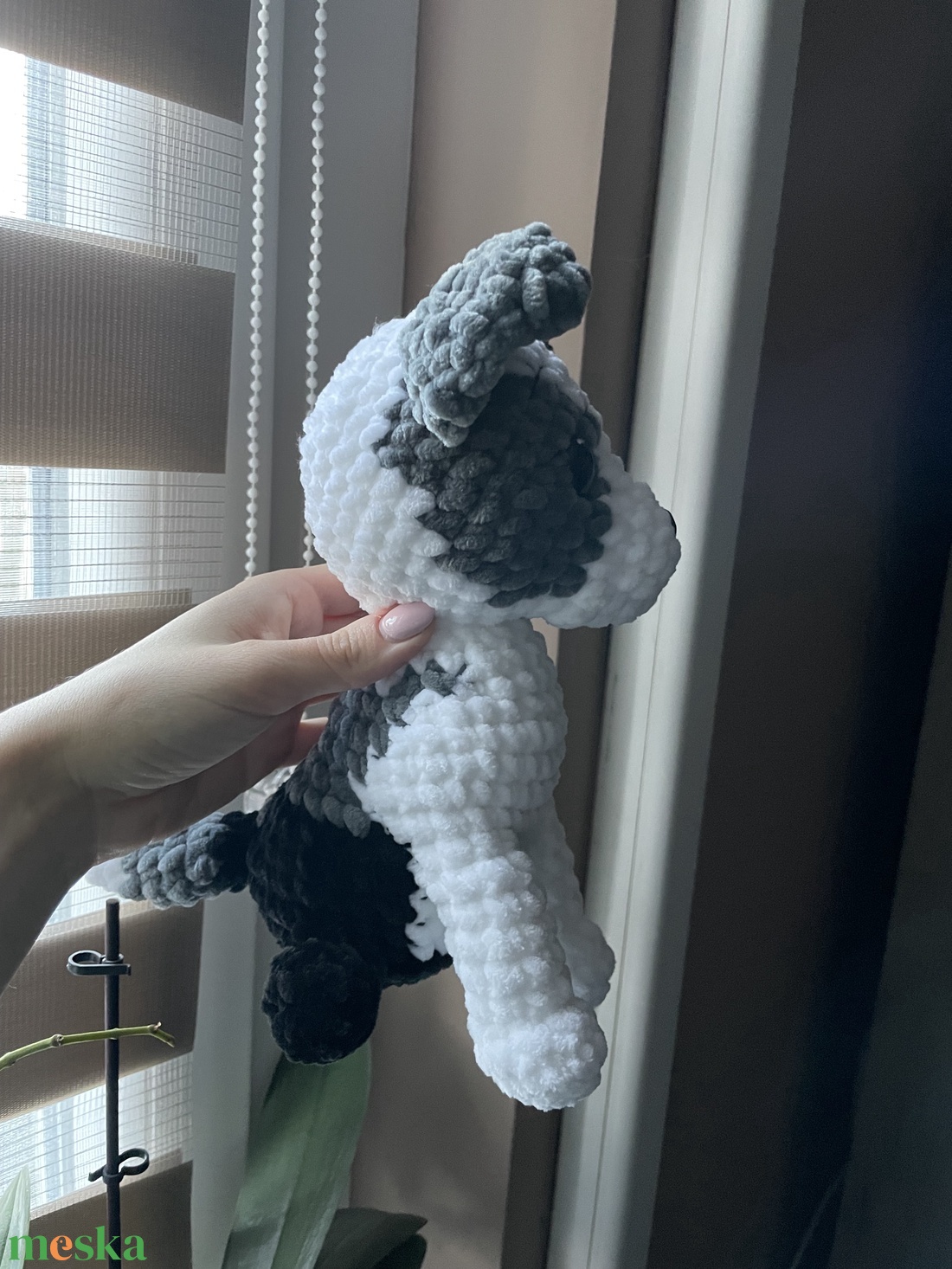 Horgolt plüss border collie kutya - játék & sport - plüssállat & játékfigura - kutya - Meska.hu