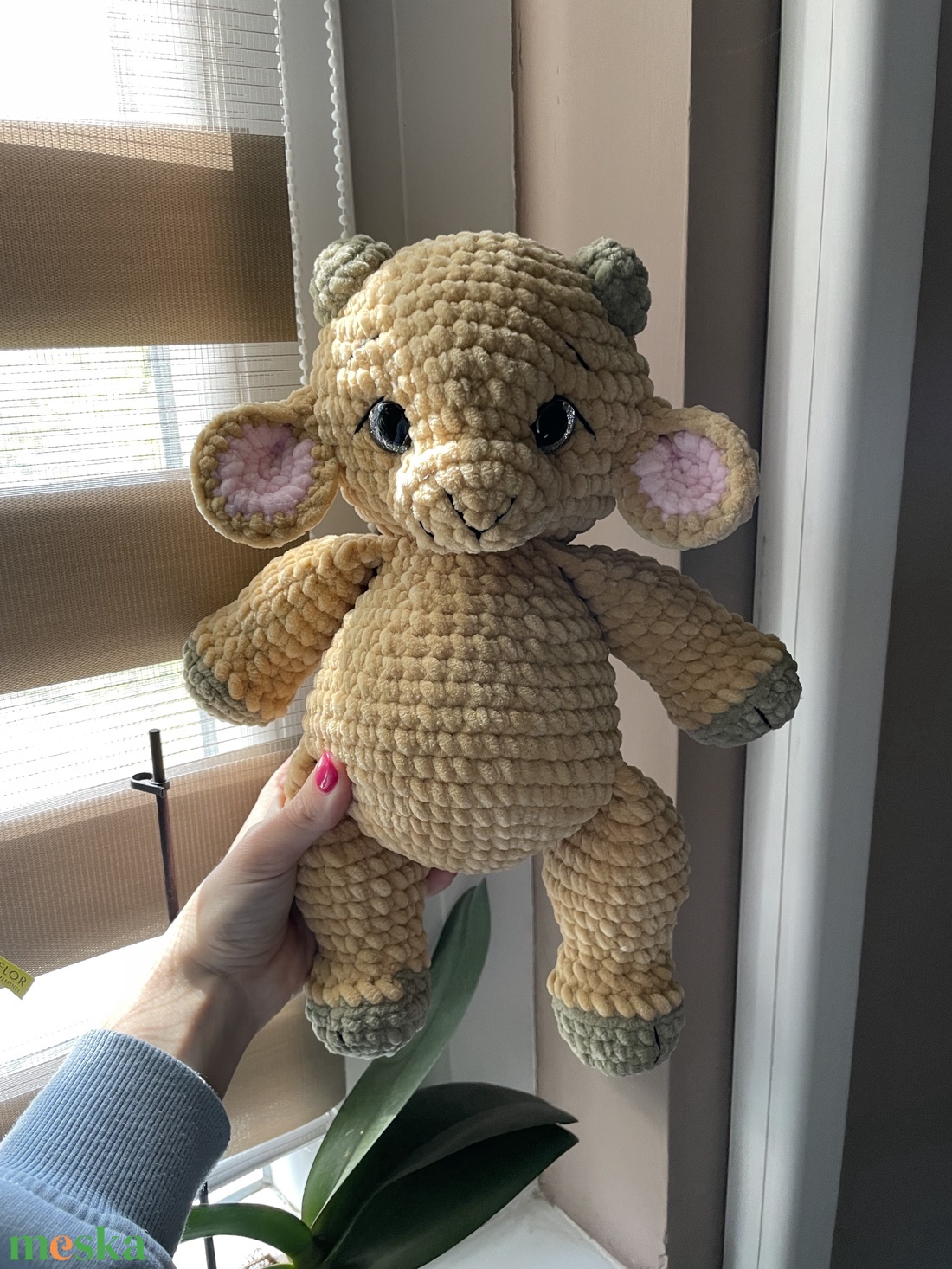 Horgolt plüss kecske kabáttal - játék & sport - plüssállat & játékfigura - más figura - Meska.hu