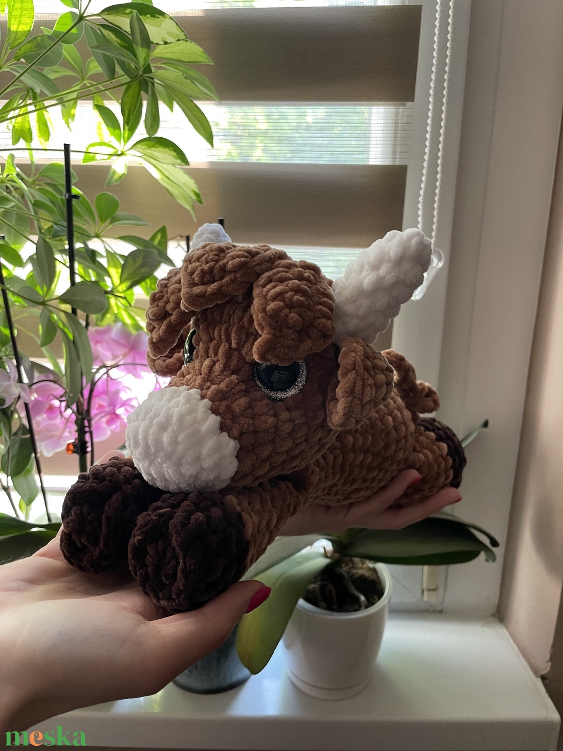 Horgolt plüss boci - játék & sport - plüssállat & játékfigura - más figura - Meska.hu