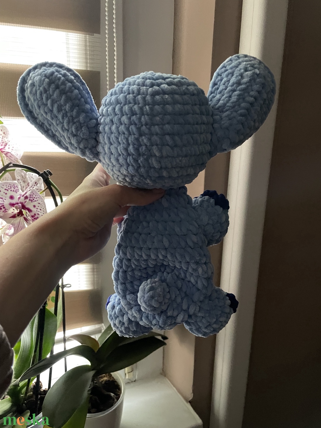 Horgolt plüss Stitch szundipajtás - játék & sport - plüssállat & játékfigura - más figura - Meska.hu