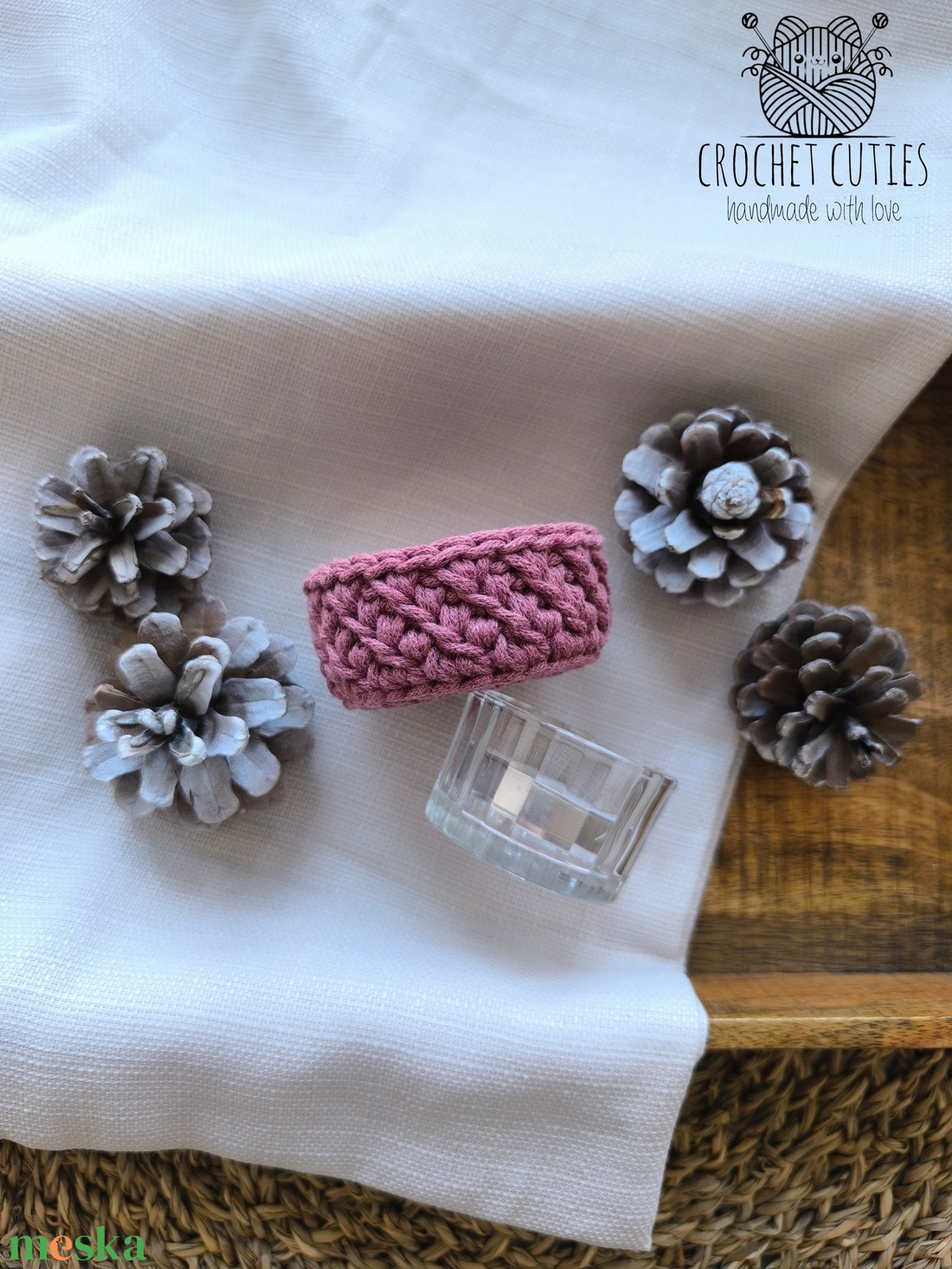 Horgolt mini gyertyatartó - otthon & életmód - gyertya, illat, aroma - gyertyatartó - Meska.hu Horgolt mini gyertyatartó - otthon & életmód - gyertya, illat, aroma - gyertyatartó - Meska.hu