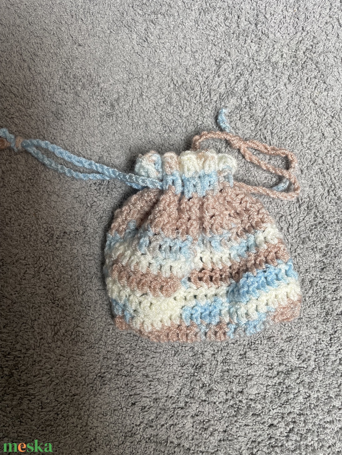 Horgolt Zsák  - otthon & életmód - papír, írószer - ajándékozás kellékei - ajándékzsák, csomagolás - Meska.hu