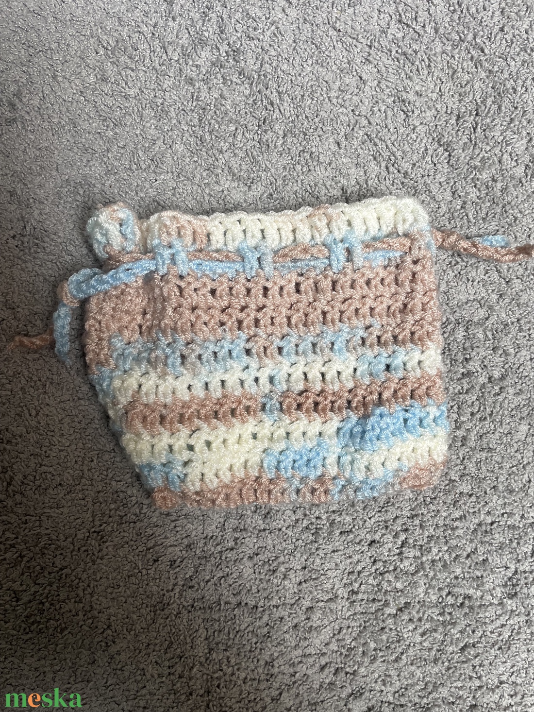 Horgolt Zsák  - otthon & életmód - papír, írószer - ajándékozás kellékei - ajándékzsák, csomagolás - Meska.hu