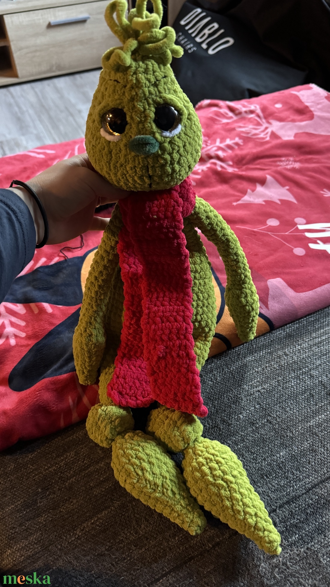 Grinch szuszmi plüss - játék & sport - plüssállat & játékfigura - más figura - Meska.hu