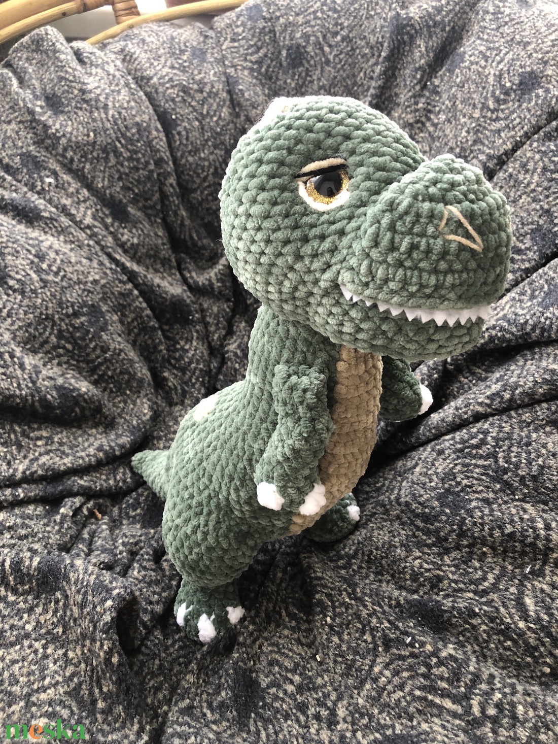 Horgolt T-Rex/ dinoszaurusz - játék & sport - plüssállat & játékfigura - plüss dínók - Meska.hu Horgolt T-Rex/ dinoszaurusz - játék & sport - plüssállat & játékfigura - plüss dínók - Meska.hu