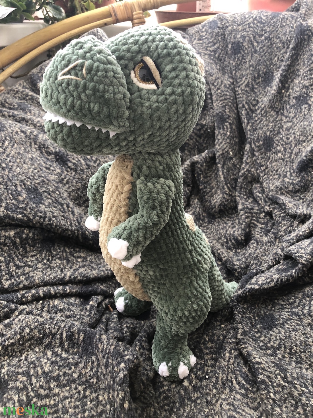 Horgolt T-Rex/ dinoszaurusz - játék & sport - plüssállat & játékfigura - plüss dínók - Meska.hu Horgolt T-Rex/ dinoszaurusz - játék & sport - plüssállat & játékfigura - plüss dínók - Meska.hu