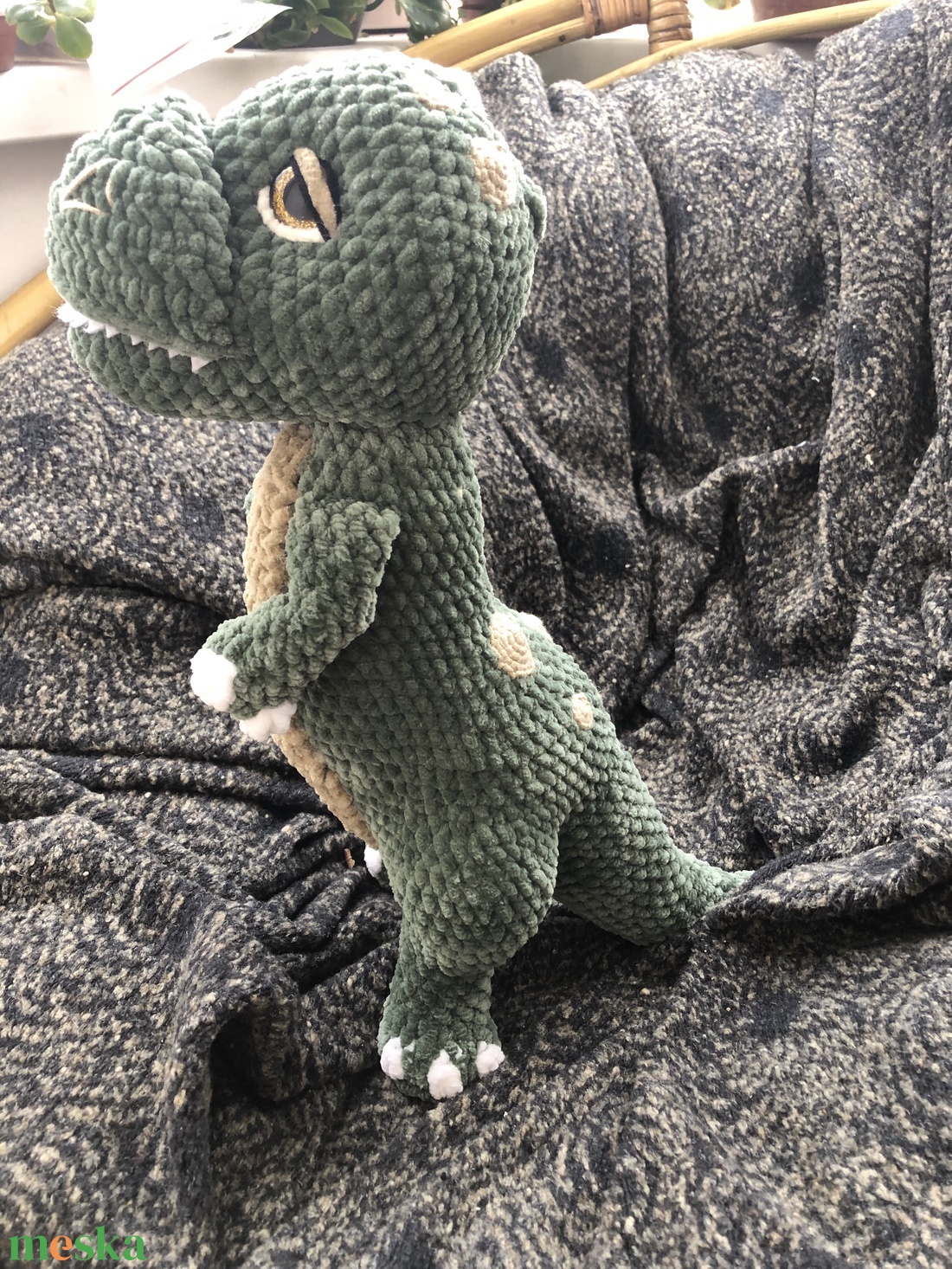 Horgolt T-Rex/ dinoszaurusz - játék & sport - plüssállat & játékfigura - plüss dínók - Meska.hu Horgolt T-Rex/ dinoszaurusz - játék & sport - plüssállat & játékfigura - plüss dínók - Meska.hu