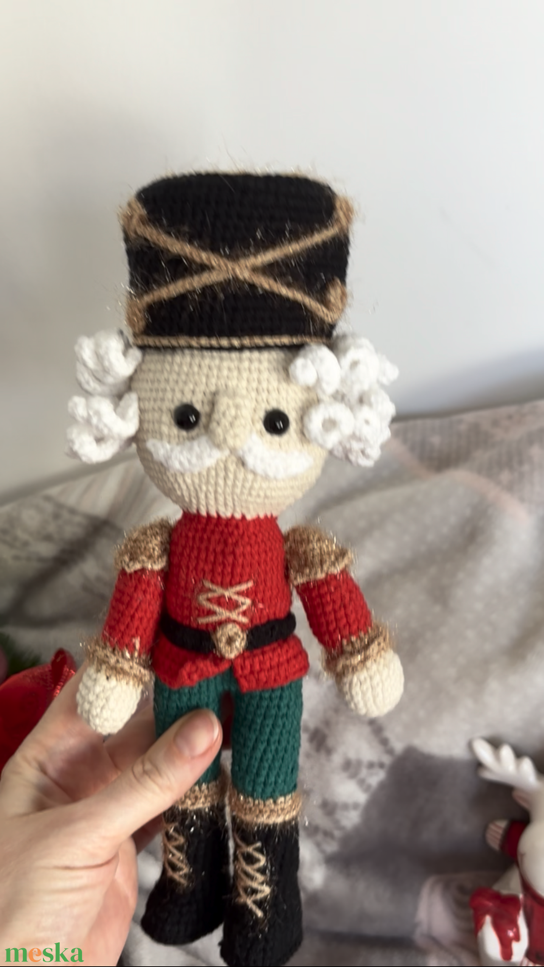 Horgolt Diótörő figura - játék & sport - plüssállat & játékfigura - ember - Meska.hu