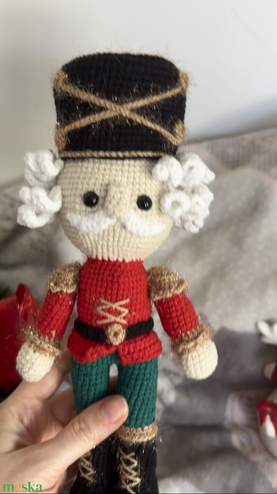 Horgolt Diótörő figura - játék & sport - plüssállat & játékfigura - ember - Meska.hu