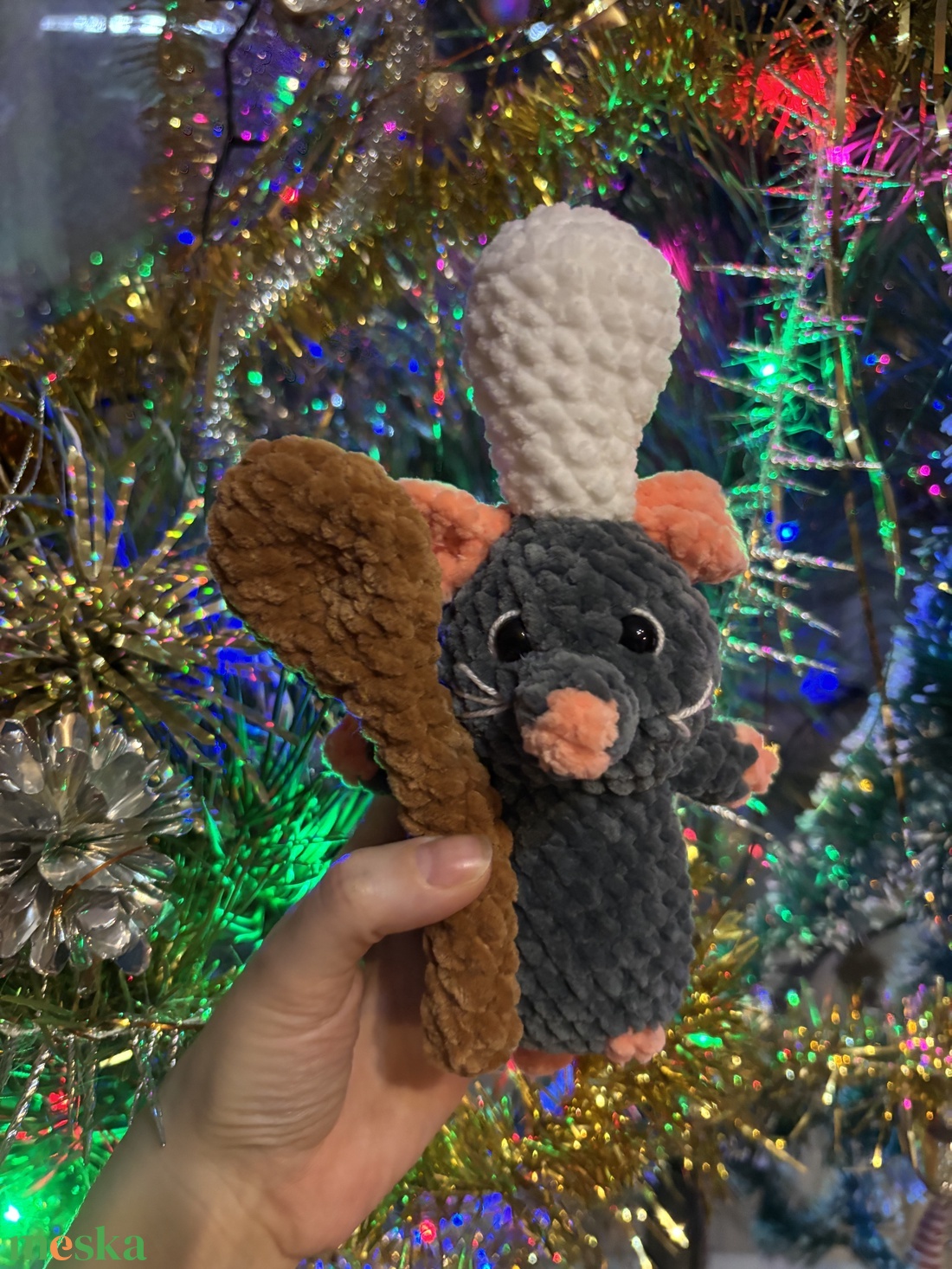 Horgolt Remi patkány( L�ecsó) - játék & sport - plüssállat & játékfigura - más figura - Meska.hu