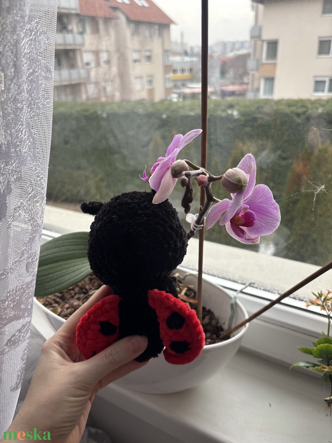 Horgolt katicabogár - játék & sport - plüssállat & játékfigura - más figura - Meska.hu