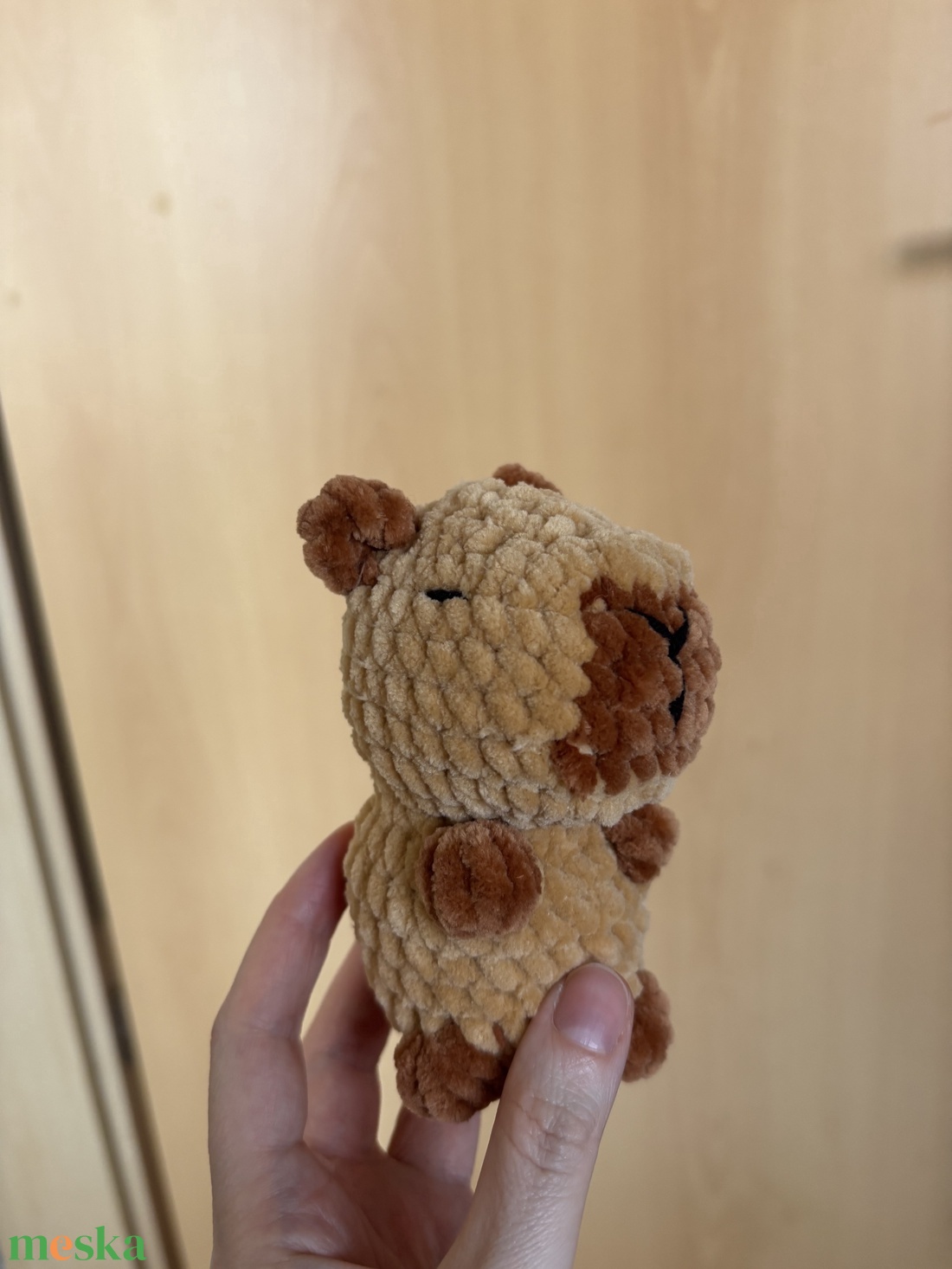 Horgolt Capybara - játék & sport - plüssállat & játékfigura - kapibara - Meska.hu