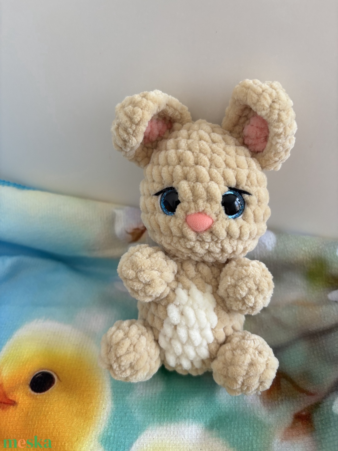 Horgolt Plüss Nyuszi - játék & sport - plüssállat & játékfigura - nyuszi - Meska.hu