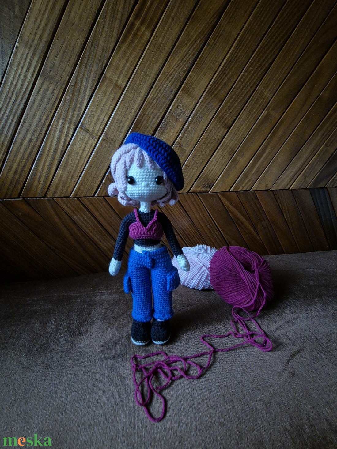 Öltöztethető horgolt baba - játék & sport - baba & babaház - baba - Meska.hu