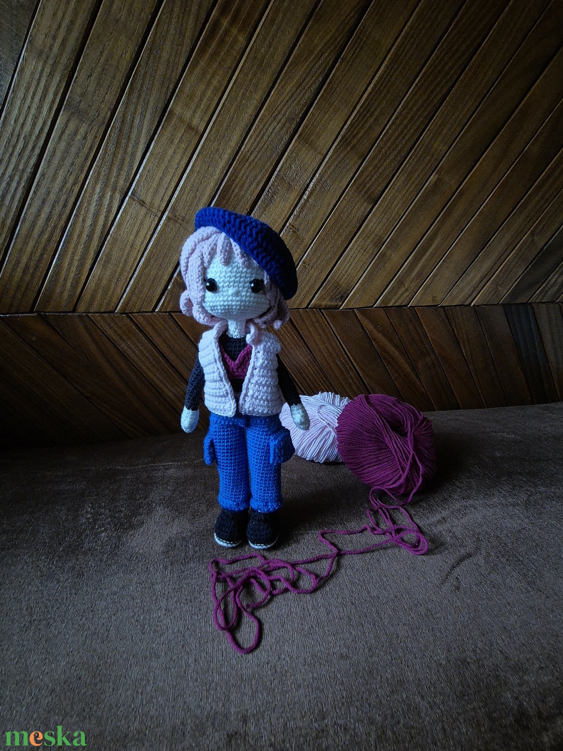 Öltöztethető horgolt baba - játék & sport - baba & babaház - baba - Meska.hu