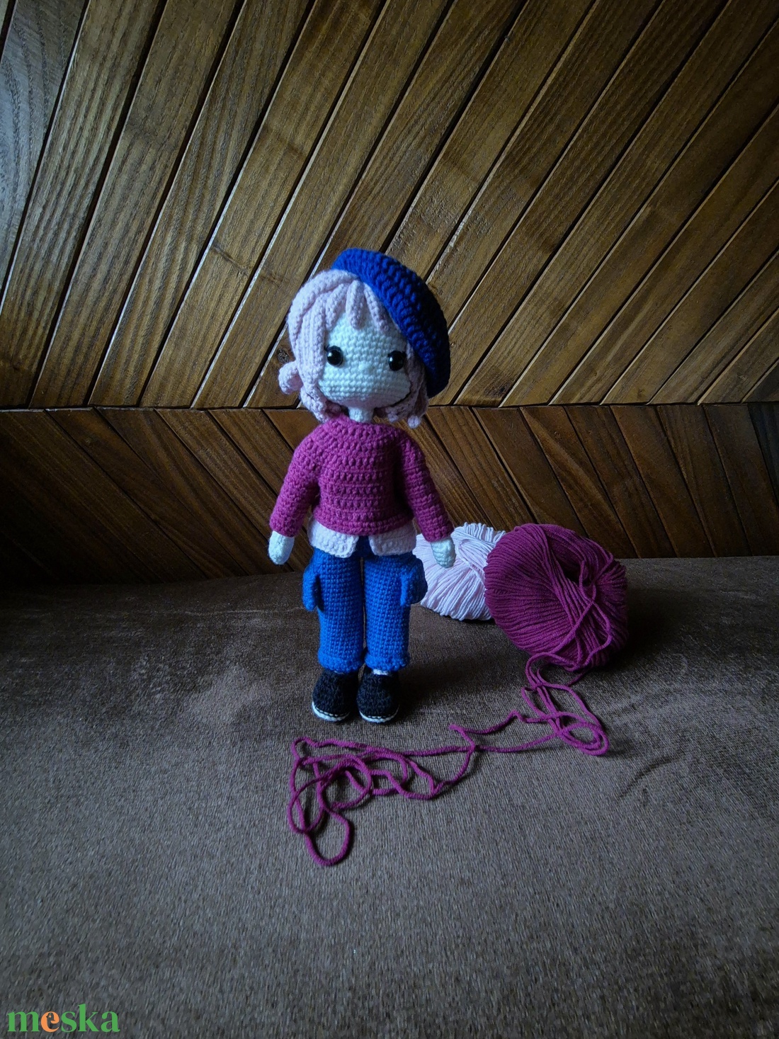 Öltöztethető horgolt baba - játék & sport - baba & babaház - baba - Meska.hu