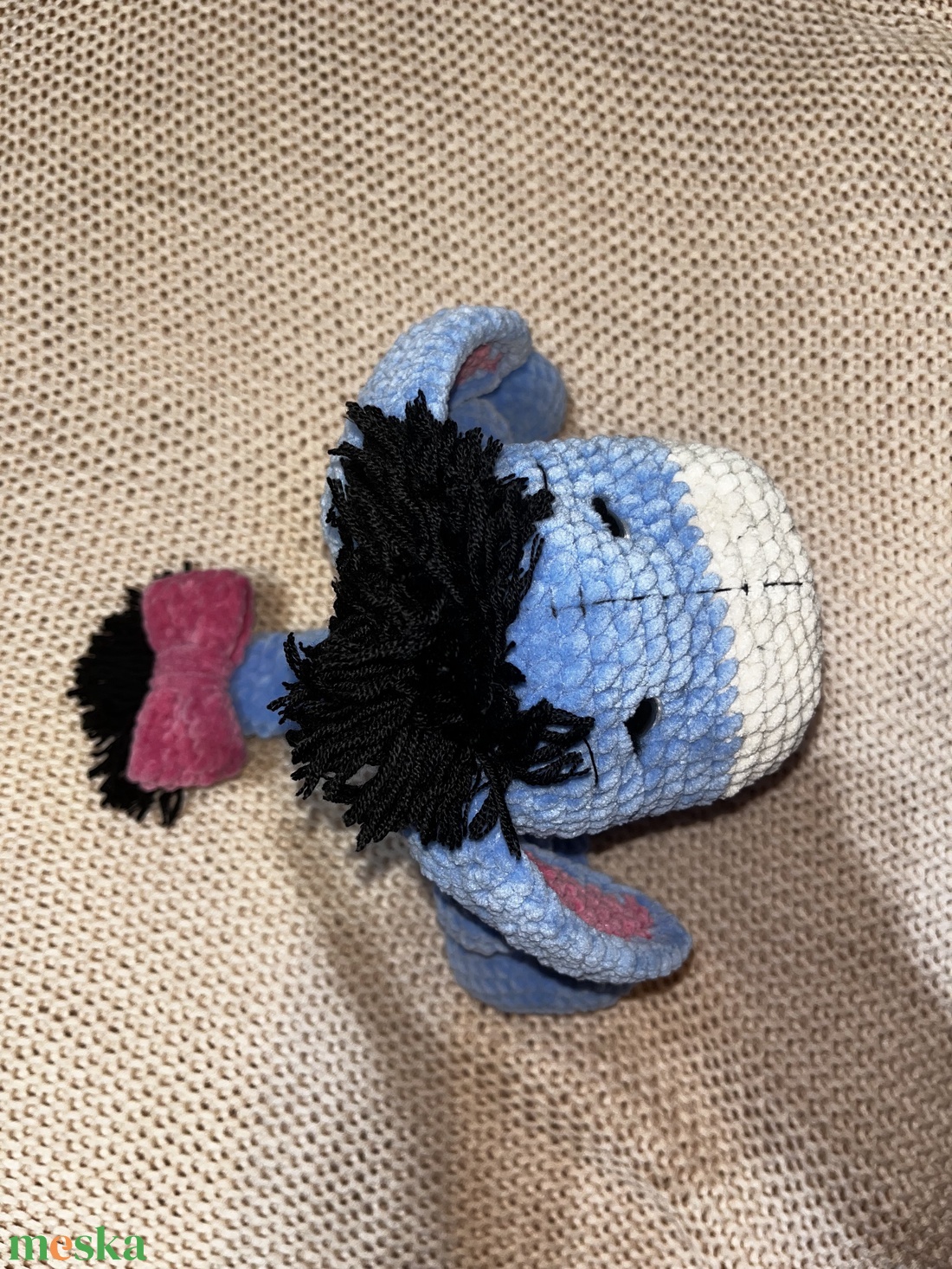 Horgolt füles plüss  - játék & sport - plüssállat & játékfigura - plüss mesefigurák - Meska.hu