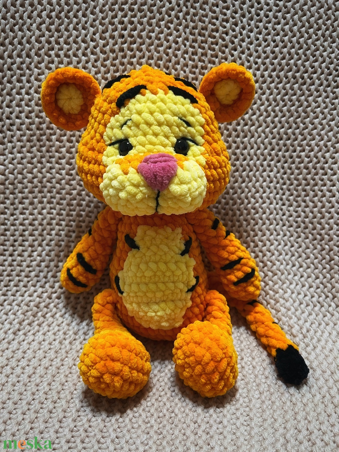 Plüss tigris  - játék & sport - plüssállat & játékfigura - plüss mesefigurák - Meska.hu