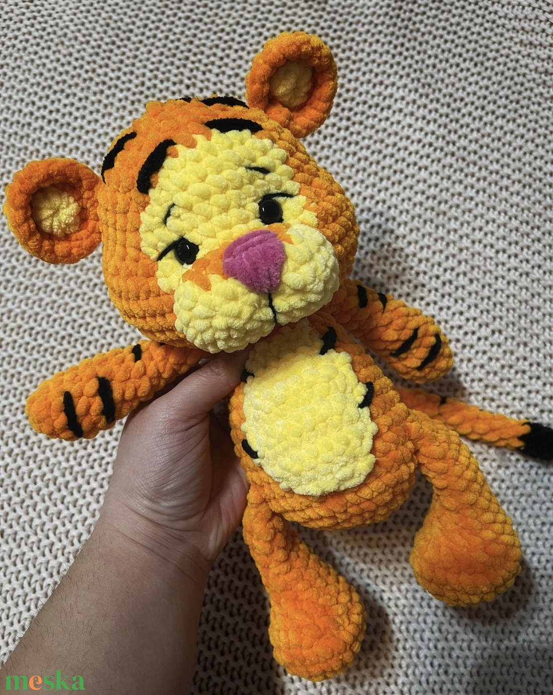 Plüss tigris  - játék & sport - plüssállat & játékfigura - plüss mesefigurák - Meska.hu