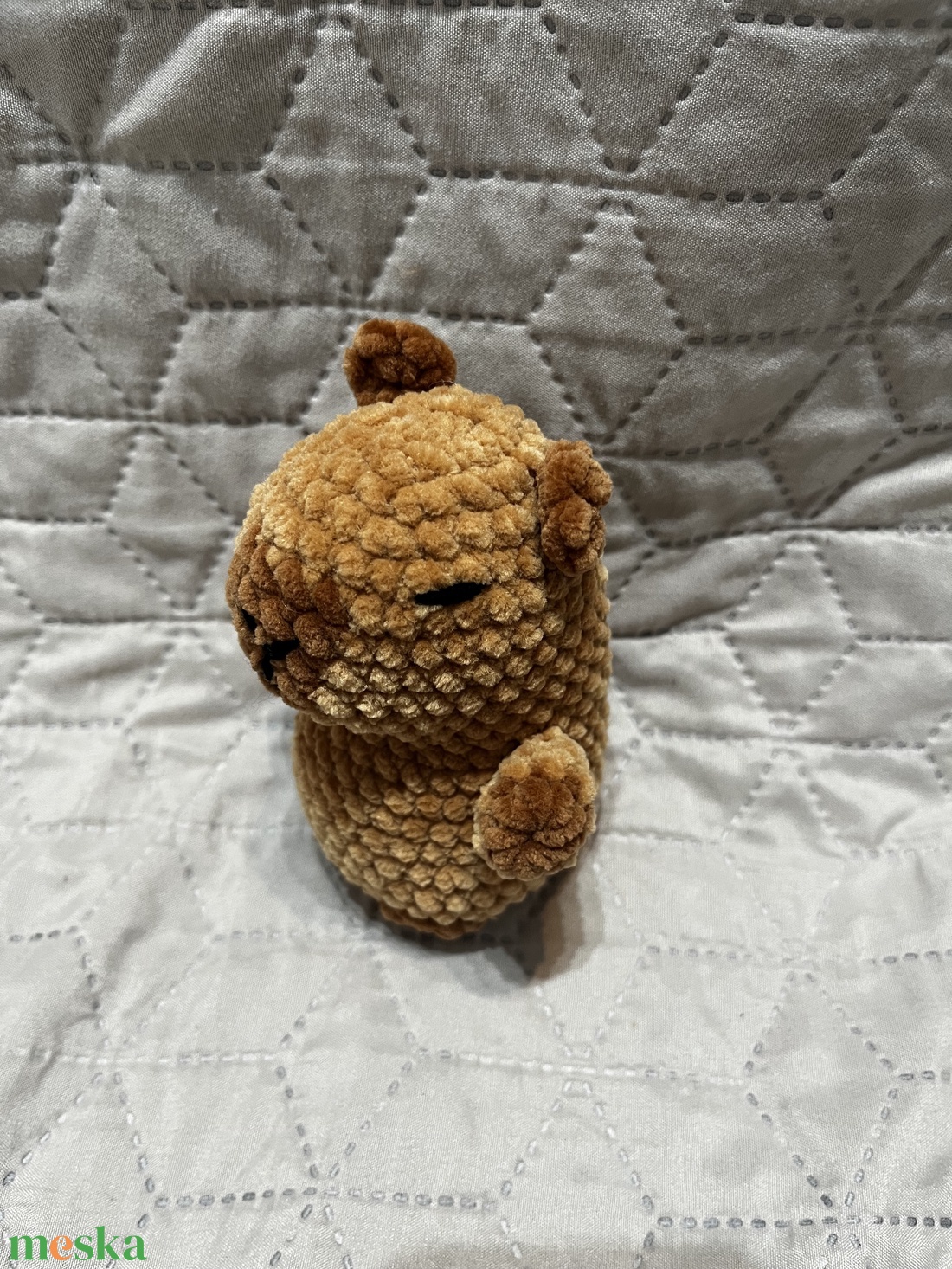 Horgolt Capybara plüss  - játék & sport - plüssállat & játékfigura - kapibara - Meska.hu