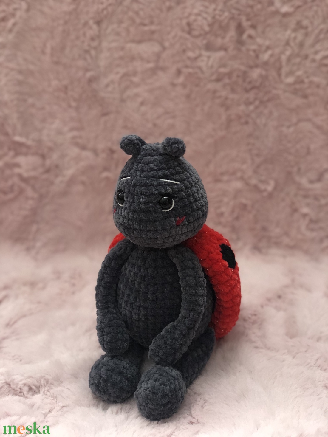 Horgolt katica - játék & sport - plüssállat & játékfigura - más figura - Meska.hu