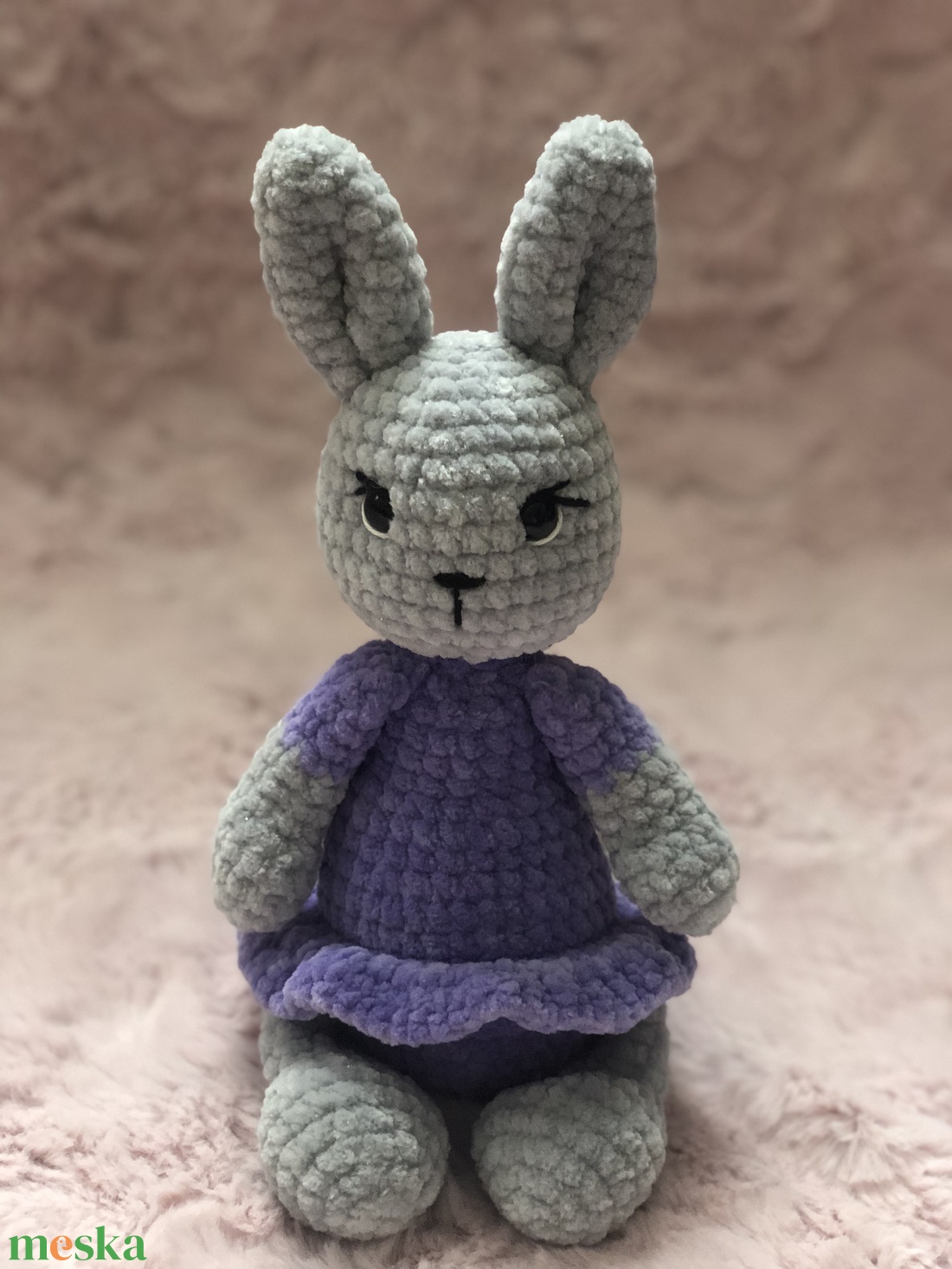 Horgolt Nyuszi - játék & sport - plüssállat & játékfigura - nyuszi - Meska.hu