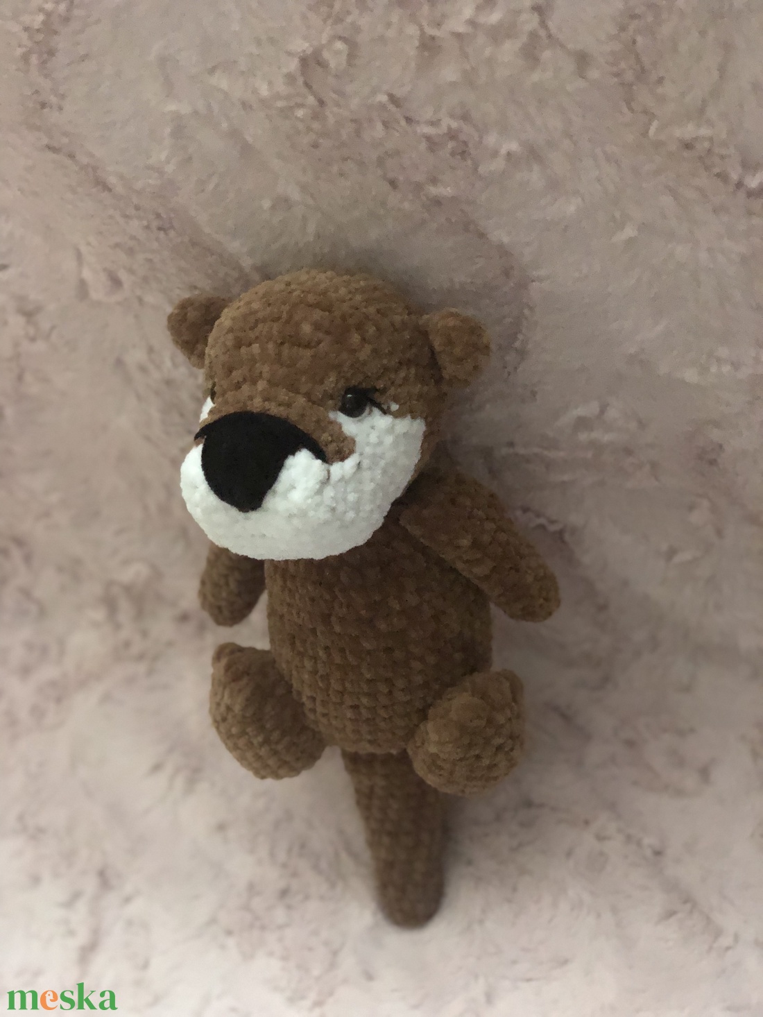 Horgolt Vidra - játék & sport - plüssállat & játékfigura - más figura - Meska.hu