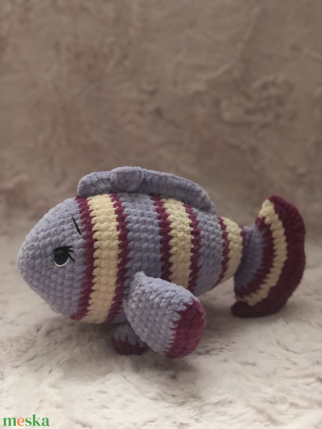 Horgolt bohóchal - játék & sport - plüssállat & játékfigura - hal - Meska.hu