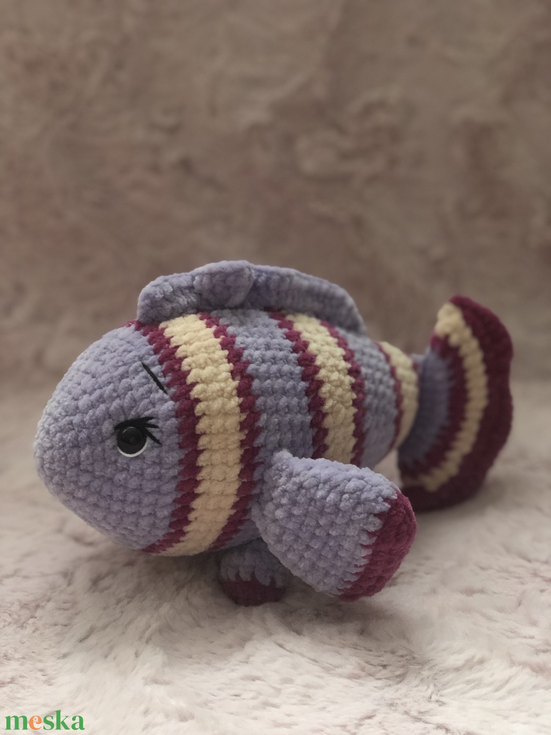 Horgolt bohóchal - játék & sport - plüssállat & játékfigura - hal - Meska.hu