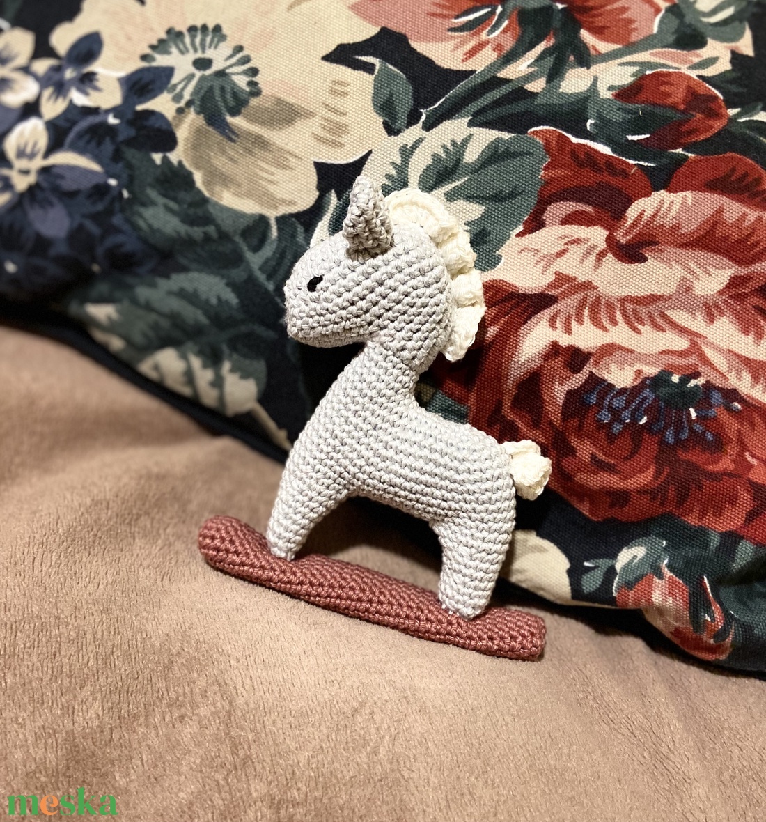 Amigurumi hintaló - játék & sport - plüssállat & játékfigura - ló - Meska.hu