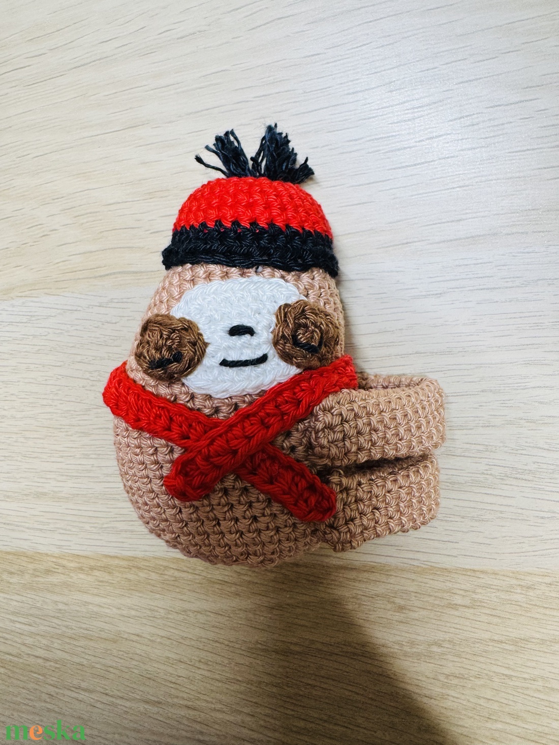 Amigurumi Lajhár bébi - játék & sport - plüssállat & játékfigura - más figura - Meska.hu
