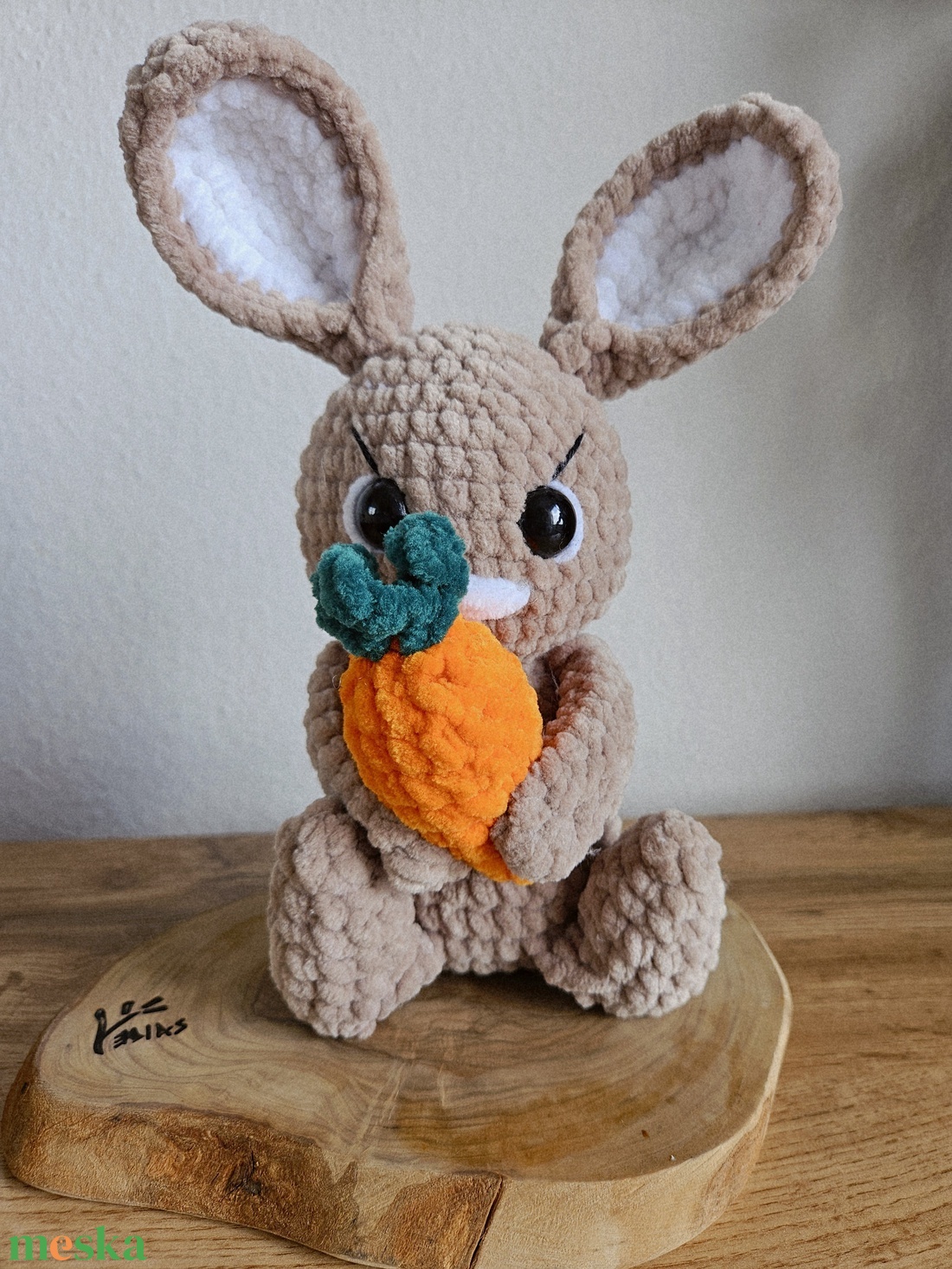 Puha Horgolt Morcos Nyuszi Répával - játék & sport - plüssállat & játékfigura - nyuszi - Meska.hu