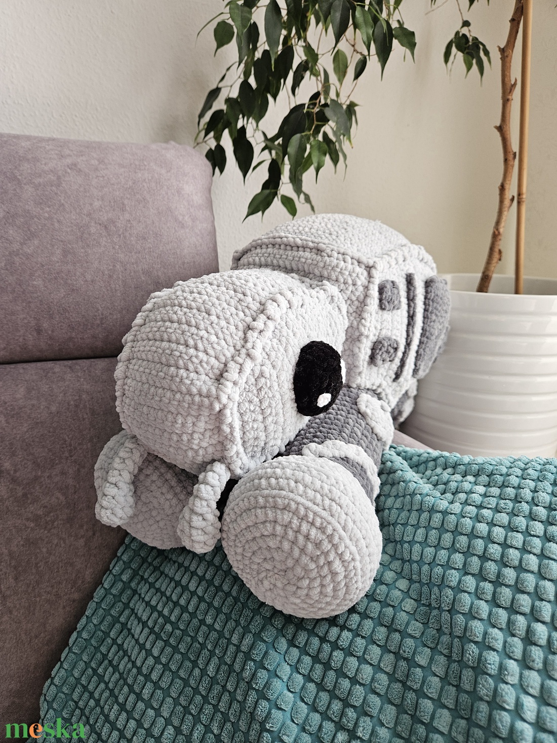 Puha Horgolt Lépegető - játék & sport - plüssállat & játékfigura - más figura - Meska.hu