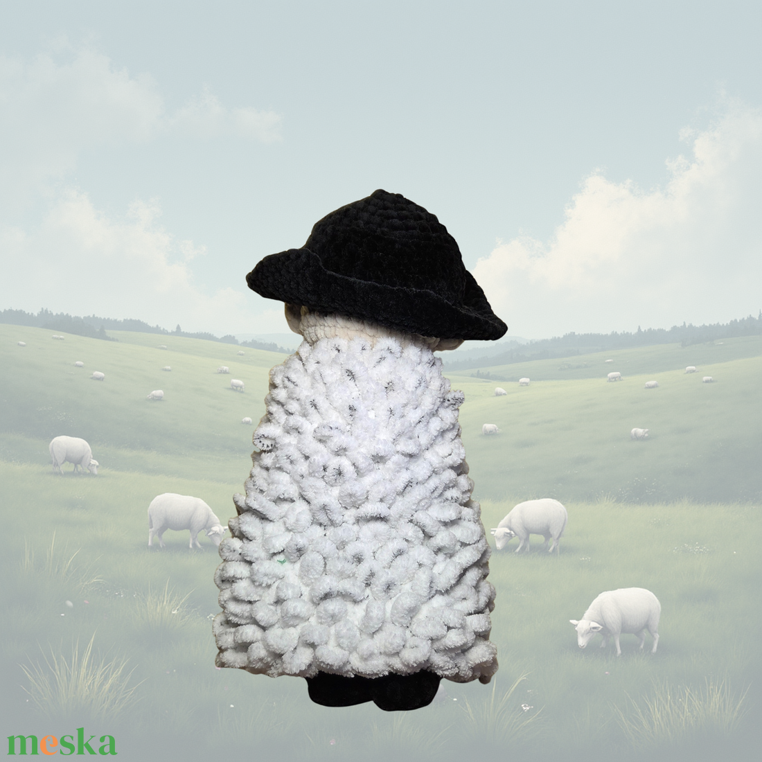 Magyar juhász subával � kézzel készült, egyedi horgolt figura - játék & sport - plüssállat & játékfigura - más figura - Meska.hu