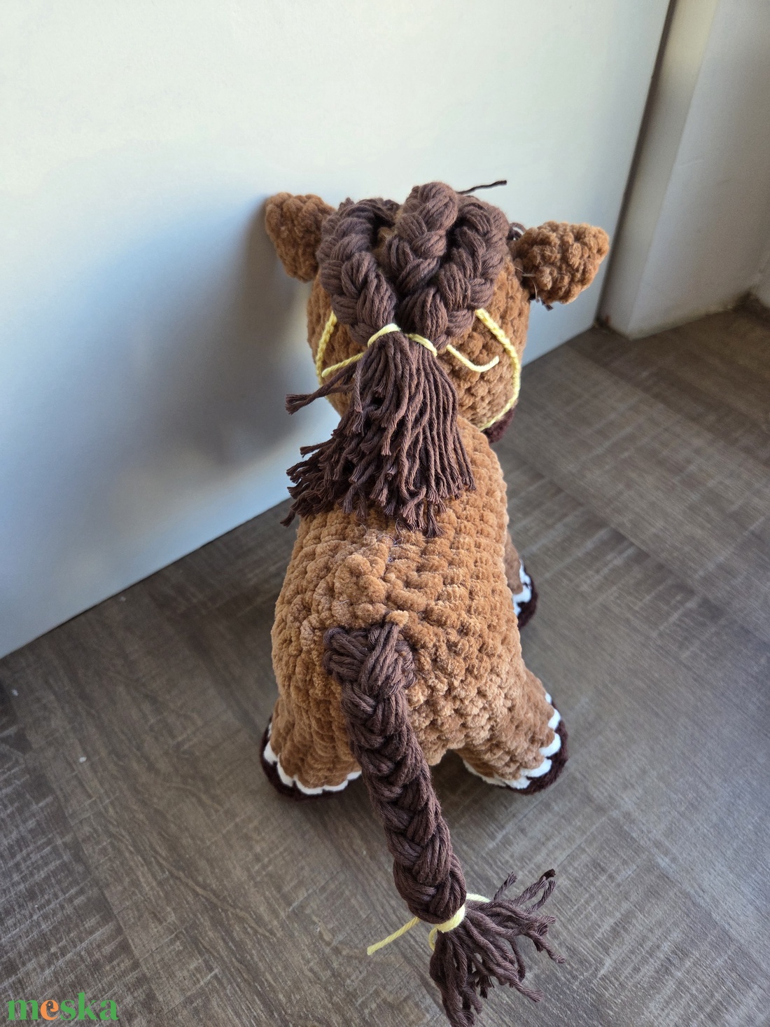 Pihe puha horgolt ló - játék & sport - plüssállat & játékfigura - ló - Meska.hu