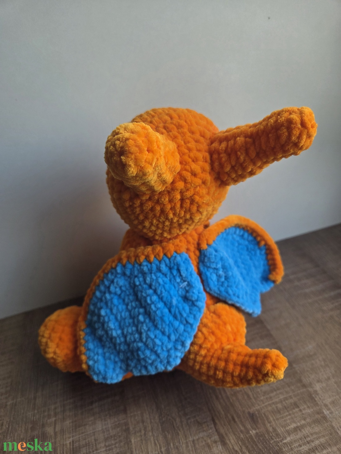 Pihe puha sárkány - játék & sport - plüssállat & játékfigura - plüss sárkány - Meska.hu