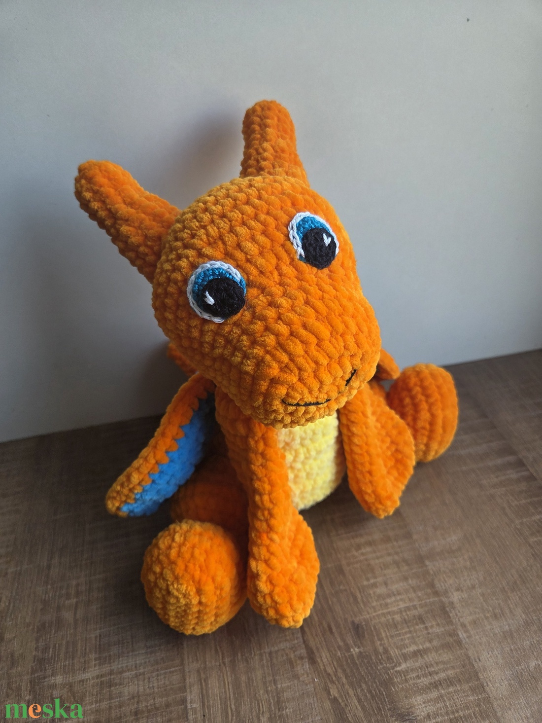 Pihe puha sárkány - játék & sport - plüssállat & játékfigura - plüss sárkány - Meska.hu