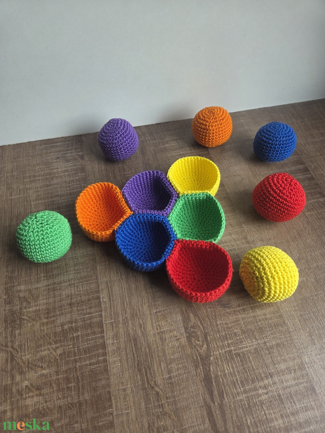 Montessori szín válogató - baba - mama - baba játékok - babalabda - Meska.hu