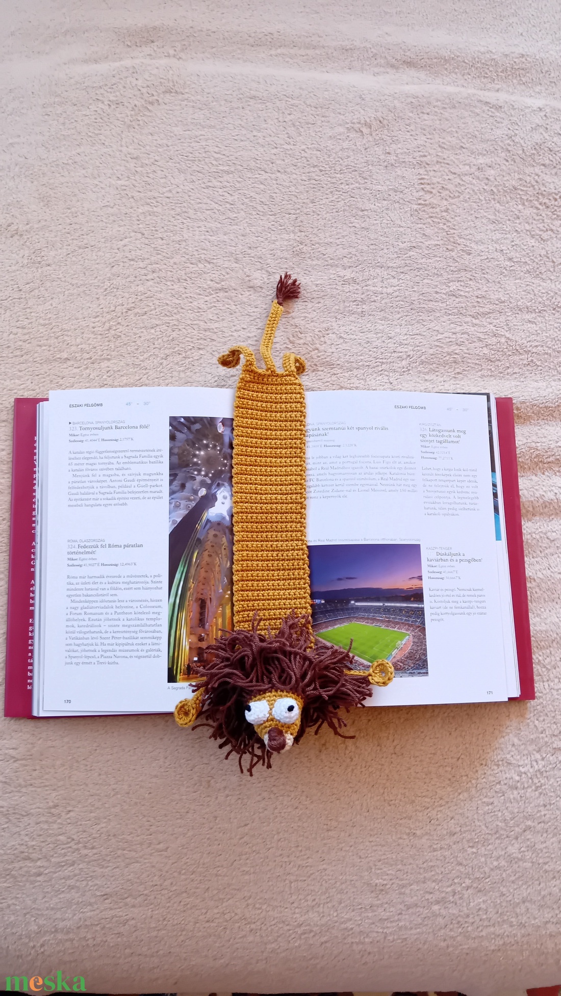 Oroszlán könyvjelző - könyv & zene - könyvjelző - Meska.hu