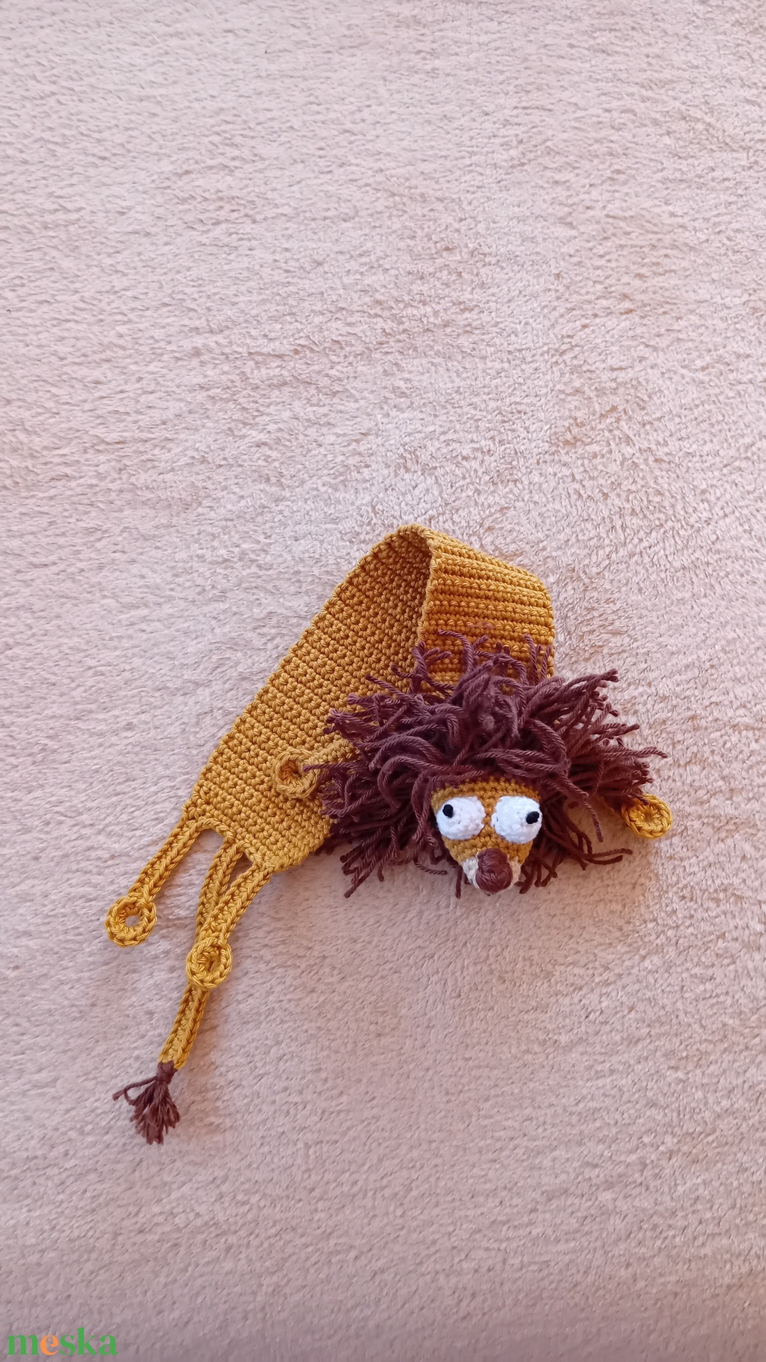 Oroszlán könyvjelző - könyv & zene - könyvjelző - Meska.hu