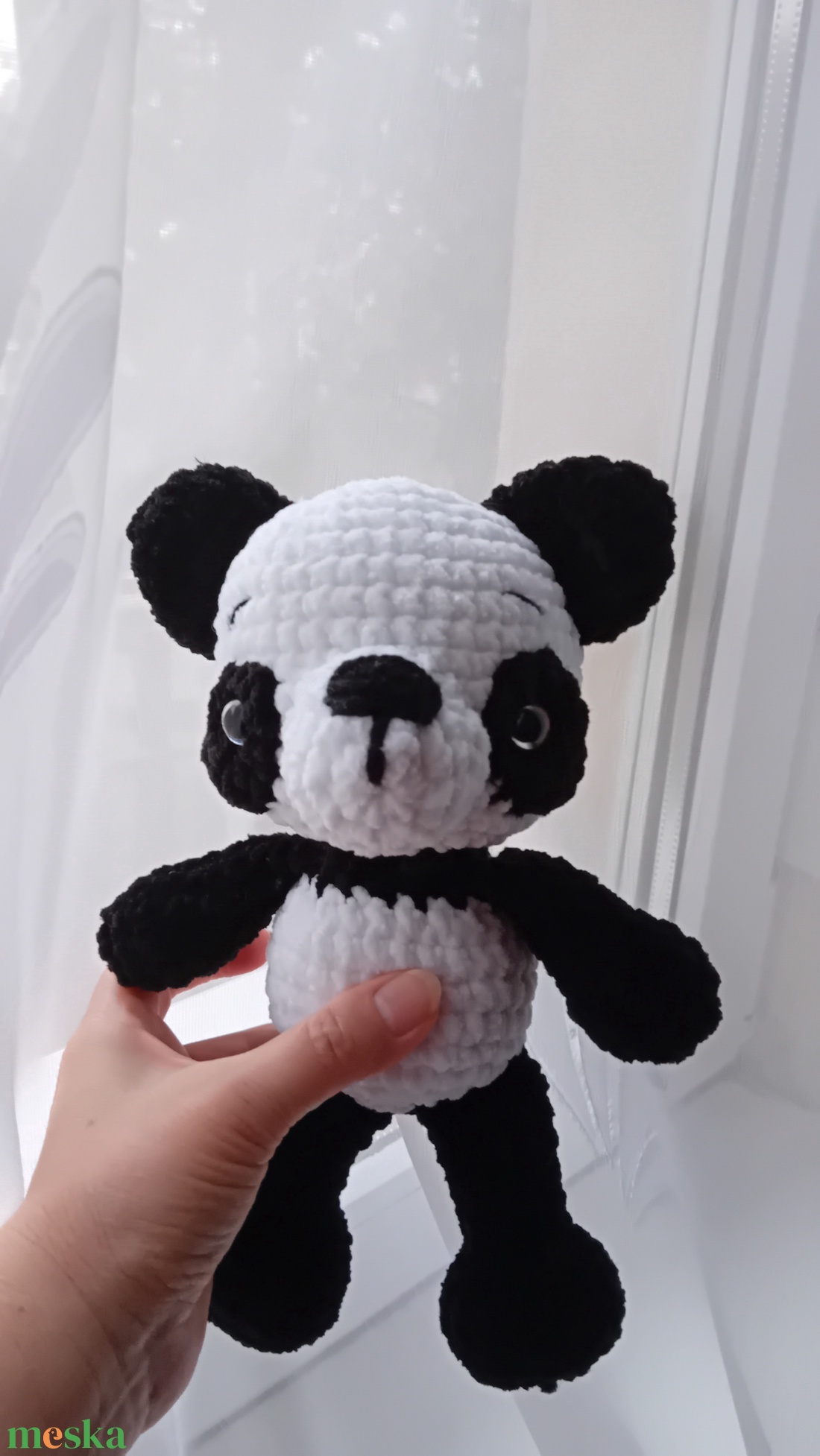 Panda maci - játék & sport - plüssállat & játékfigura - maci - Meska.hu