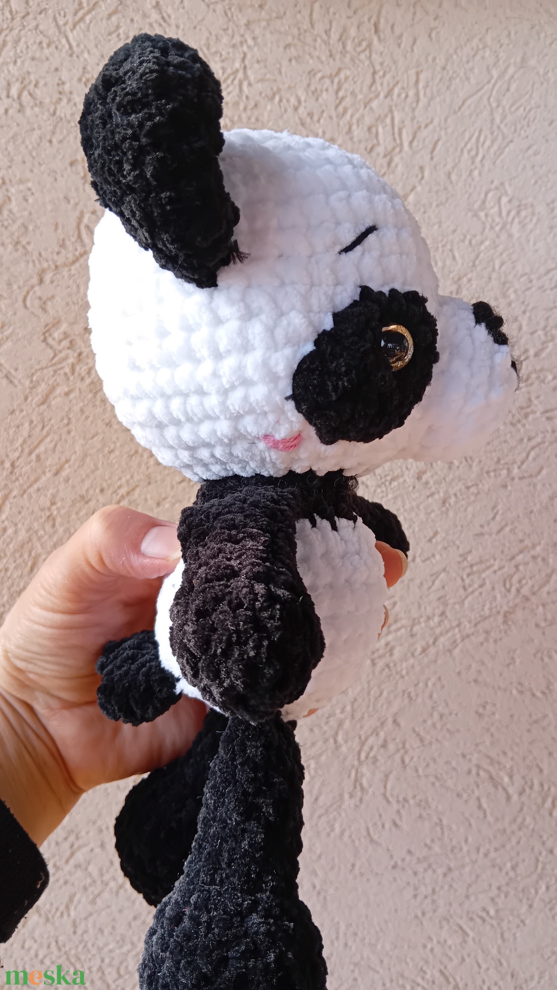 Panda maci - játék & sport - plüssállat & játékfigura - maci - Meska.hu