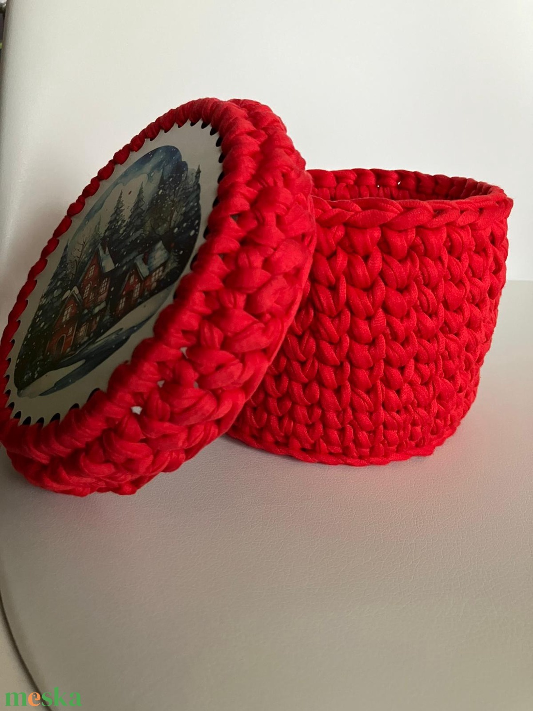 Horgolt kosár téli kunyhó tetővel - karácsony - karácsonyi lakásdekoráció - karácsonyi lakásdíszek - Meska.hu Horgolt kosár téli kunyhó tetővel - karácsony - karácsonyi lakásdekoráció - karácsonyi lakásdíszek - Meska.hu