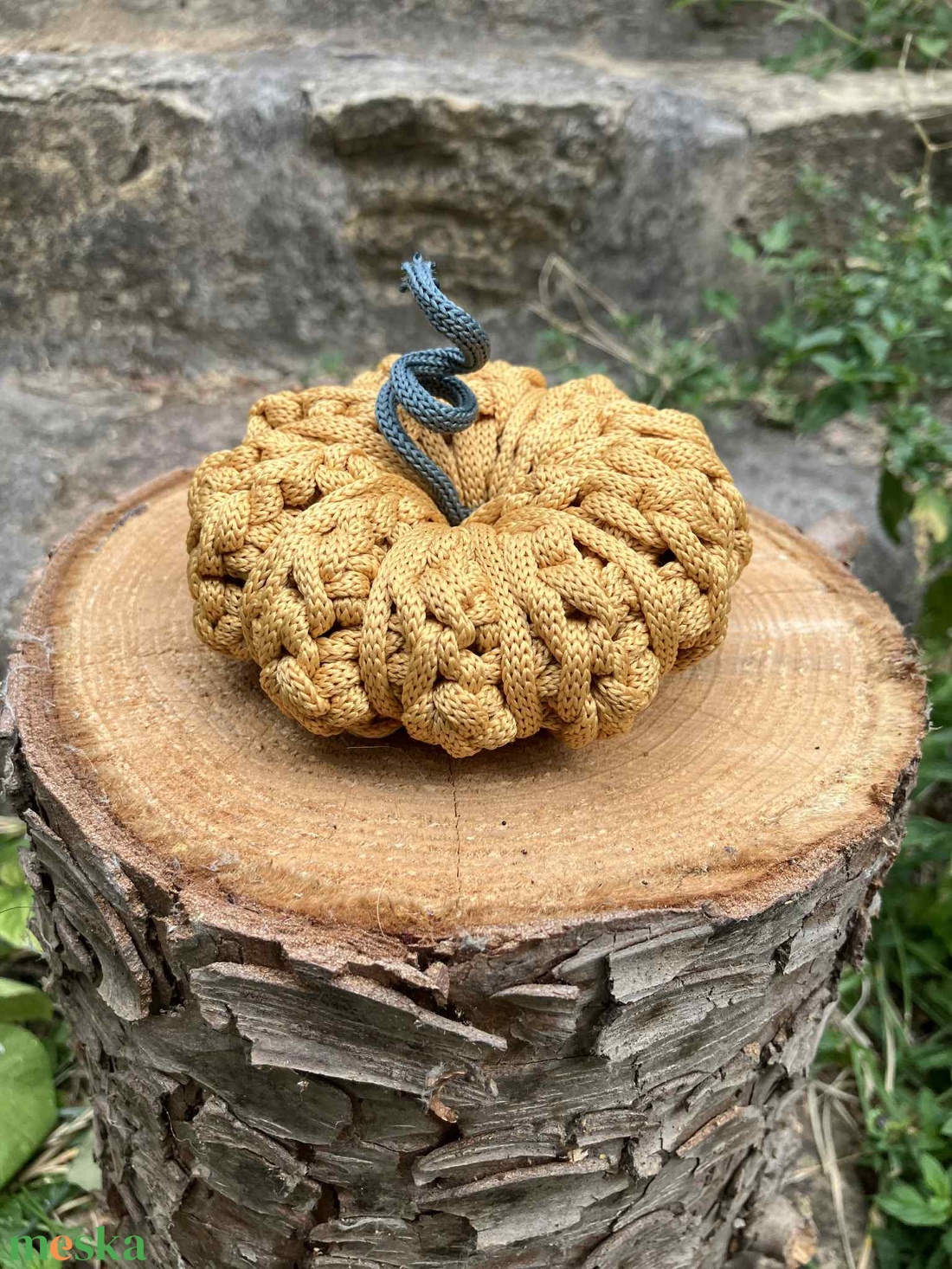 Horgolt rusztikus tök (dekoráció), mustársárga - otthon & életmód - dekoráció - halloween - halloweeni tök - Meska.hu Horgolt rusztikus tök (dekoráció), mustársárga - otthon & életmód - dekoráció - halloween - halloweeni tök - Meska.hu