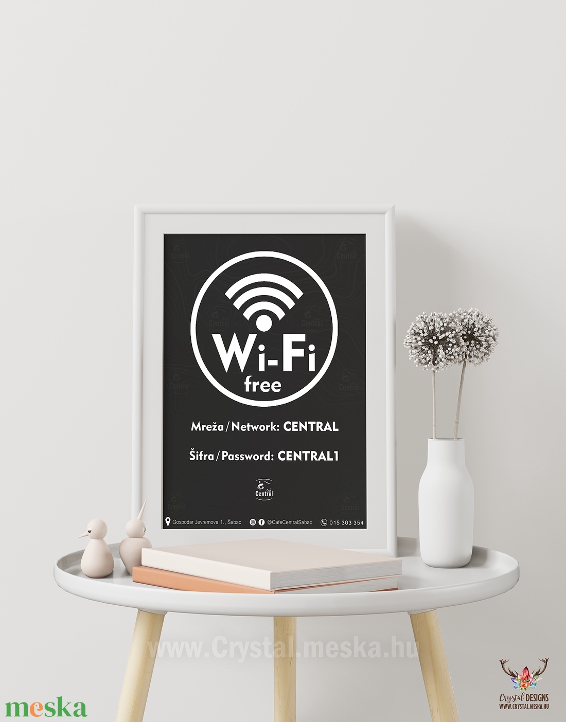 Digitális, Információs poszter design, Wi-Fi Poszter üzletekbe, A4 méretben, JPG/PDF - művészet - grafika & illusztráció - digitális - Meska.hu