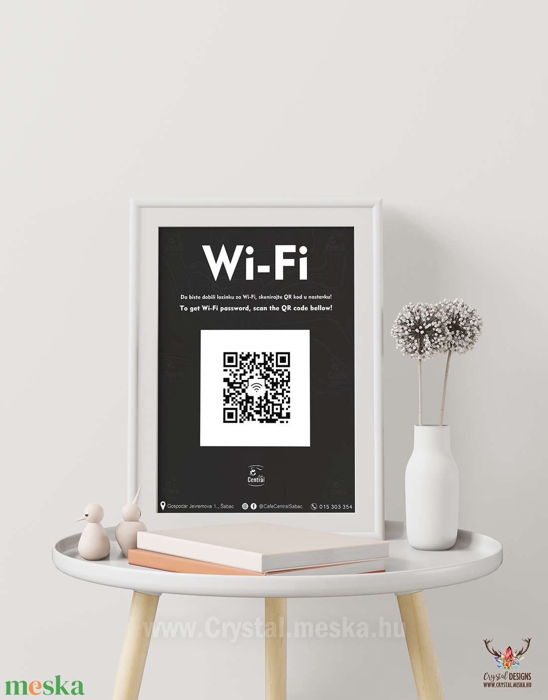 Digitális, Információs poszter design, Wi-Fi Poszter üzletekbe, A4 méretben, JPG/PDF - művészet - grafika & illusztráció - digitális - Meska.hu