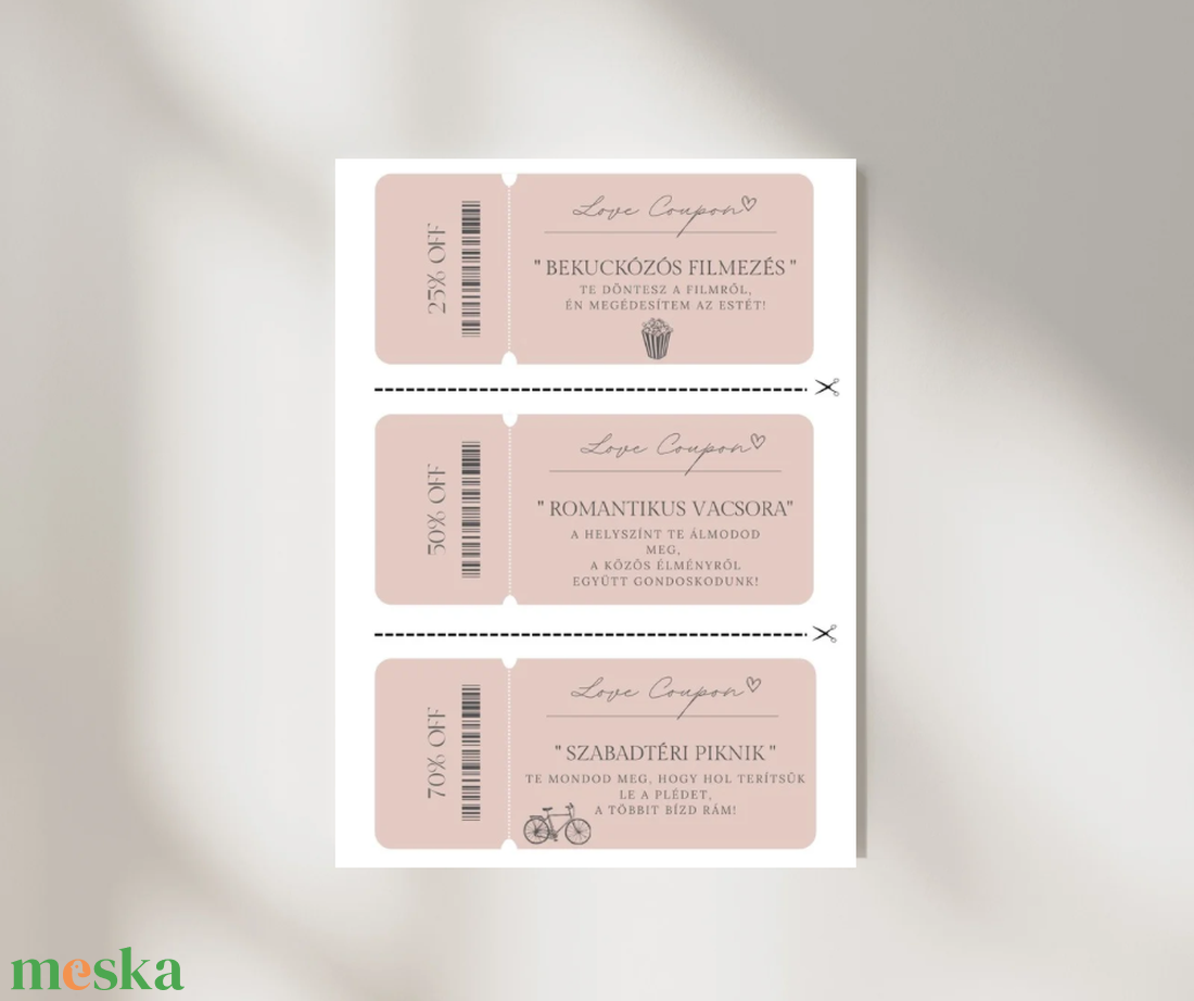 Páros Pillanatok romantikus kuponfüzet szerelmespároknak - Nyomtatható, digitális termék - otthon & életmód - papír, írószer - ajándékozás kellékei - ajándékkísérő - Meska.hu