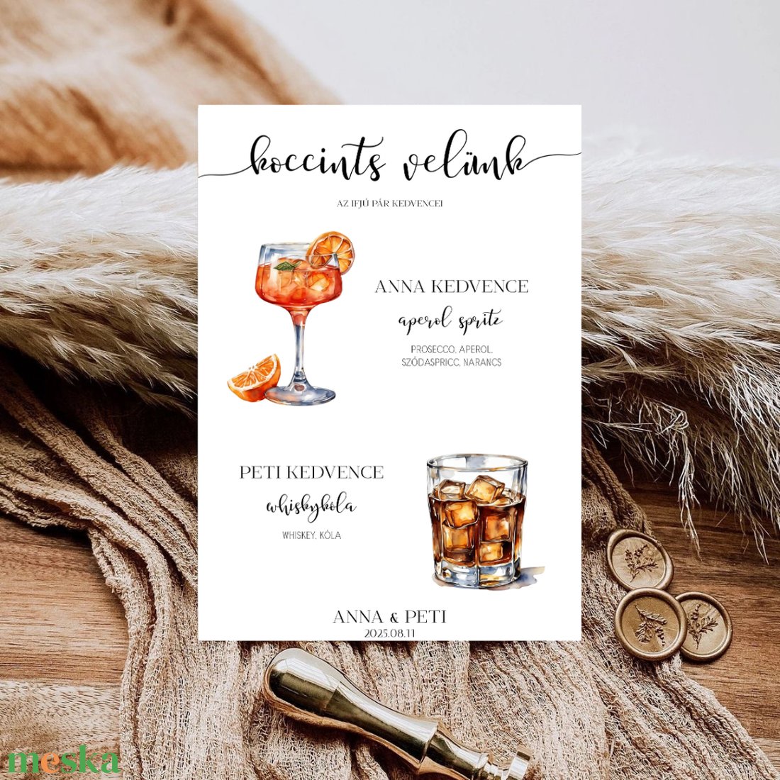 SIGNATURE DRINKS - Minimalista esküvői koktéllap poszter - Személyre szabott - esküvő - meghívó & kártya - menü - Meska.hu SIGNATURE DRINKS - Minimalista esküvői koktéllap poszter - Személyre szabott - esküvő - meghívó & kártya - menü - Meska.hu