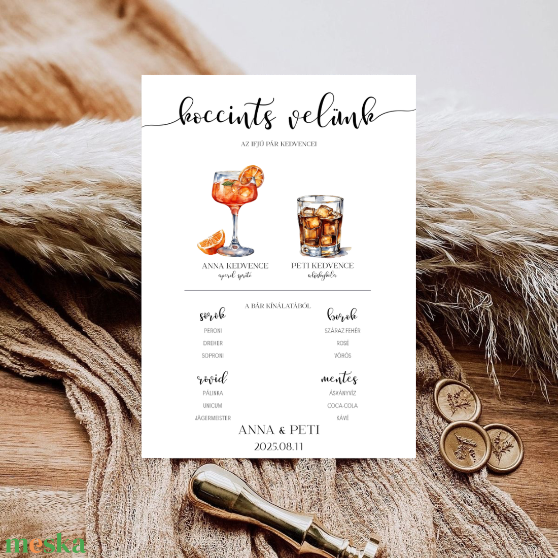 SIGNATURE DRINKS - Minimalista esküvői itallap poszter - Személyre szabott - esküvő - meghívó & kártya - menü - Meska.hu SIGNATURE DRINKS - Minimalista esküvői itallap poszter - Személyre szabott - esküvő - meghívó & kártya - menü - Meska.hu